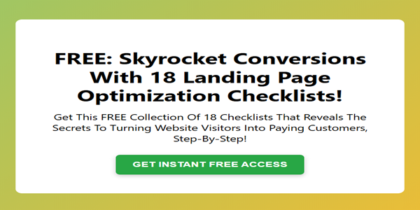 Skyrocket Conversions With 18 Landing Page Optimization Skyrocket Conversions With 18 Landing Page Optimization