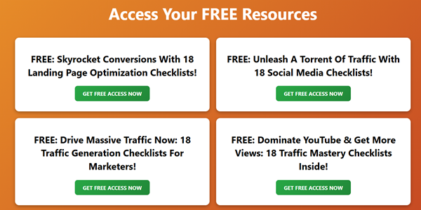 Free Top Landing Page Optimization Checklists! Free Top Landing Page Optimization Checklists!