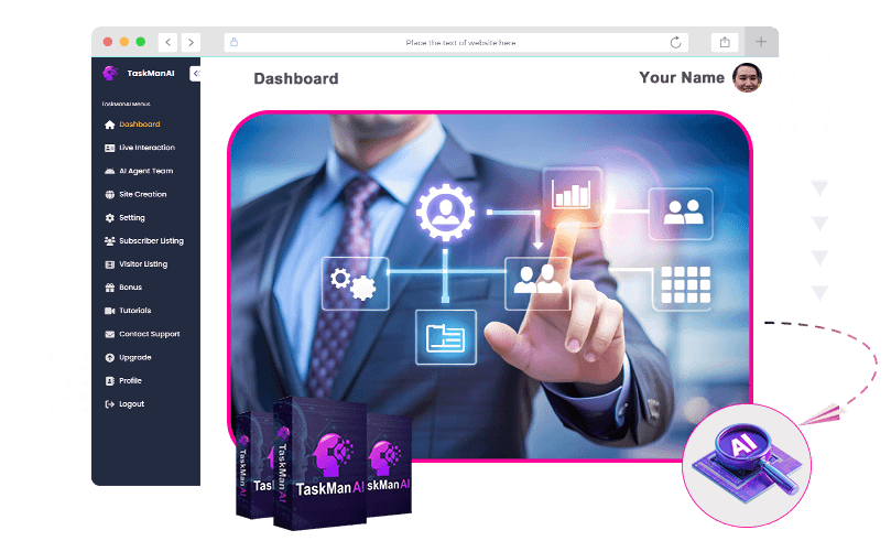 TaskMan AI gives you a fully built freelancing business