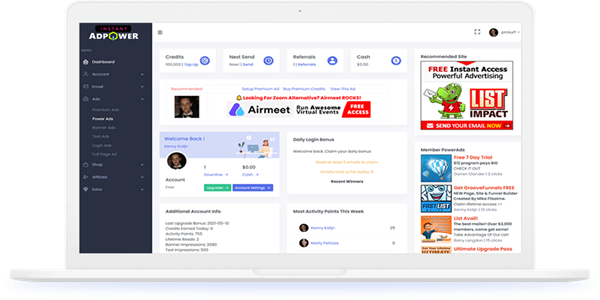Instant Ad Power: Kickstart Your Traffic By Advertising Your Site With Email And Other Ads